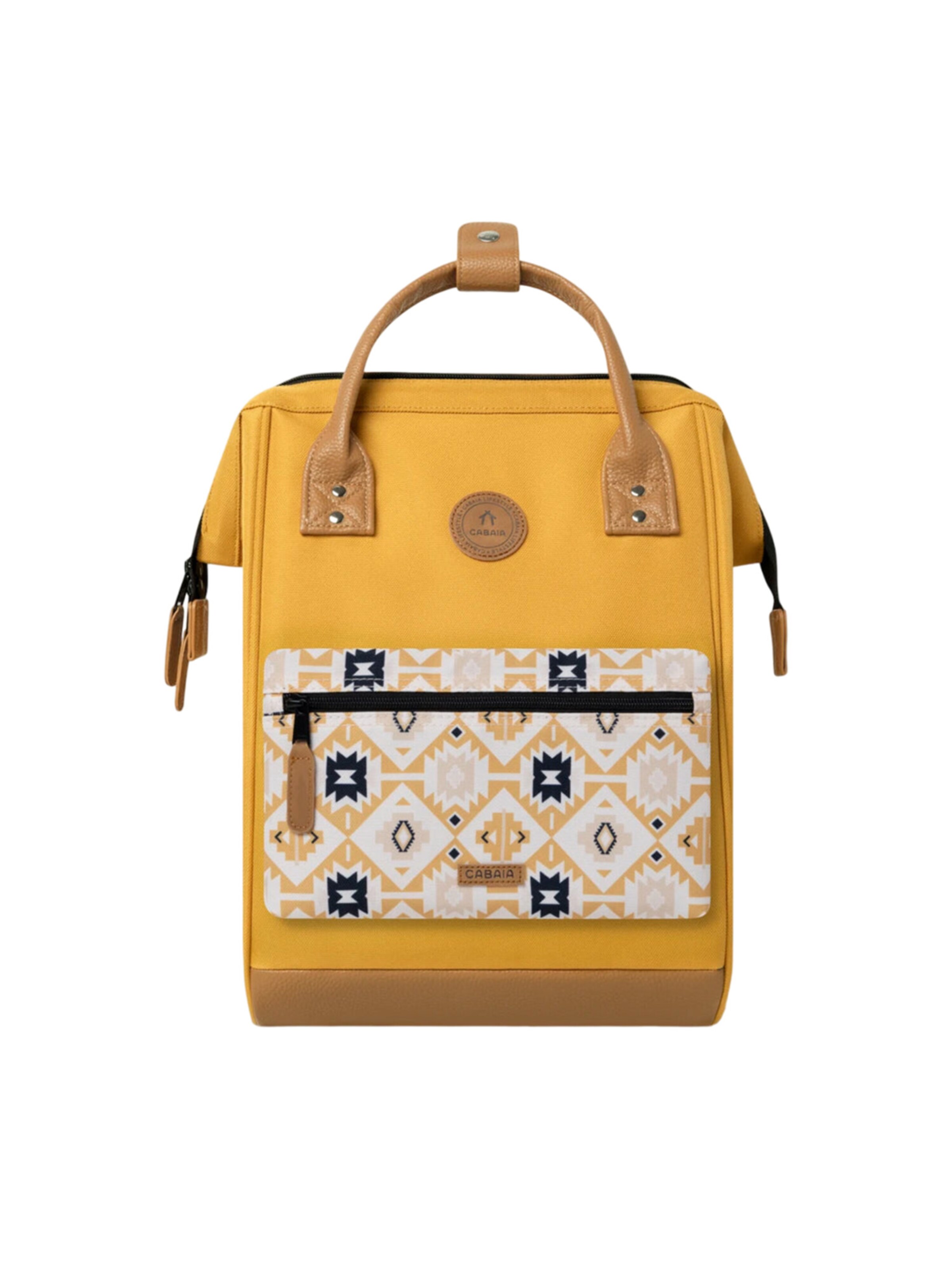 Cabaia Backpack 'Guadalupe M' in Yellow
