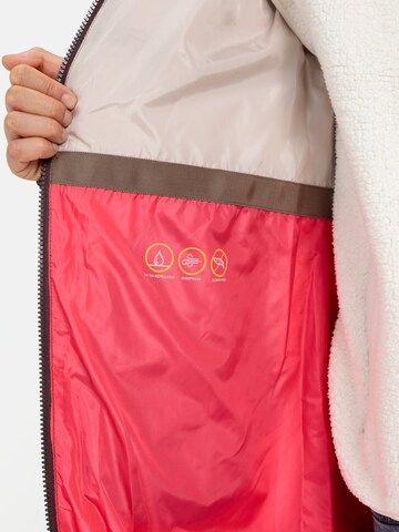 CAMEL ACTIVE Langer Puffermantel mit gefütterter Kapuze in Rot