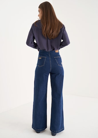 Camomilla Wide leg Jeans 'DANNIE' in Blue