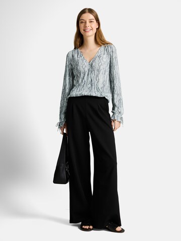 TOM TAILOR DENIM Bluse in Grau
