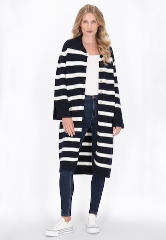 Cardigan DreiMaster Maritim en bleu