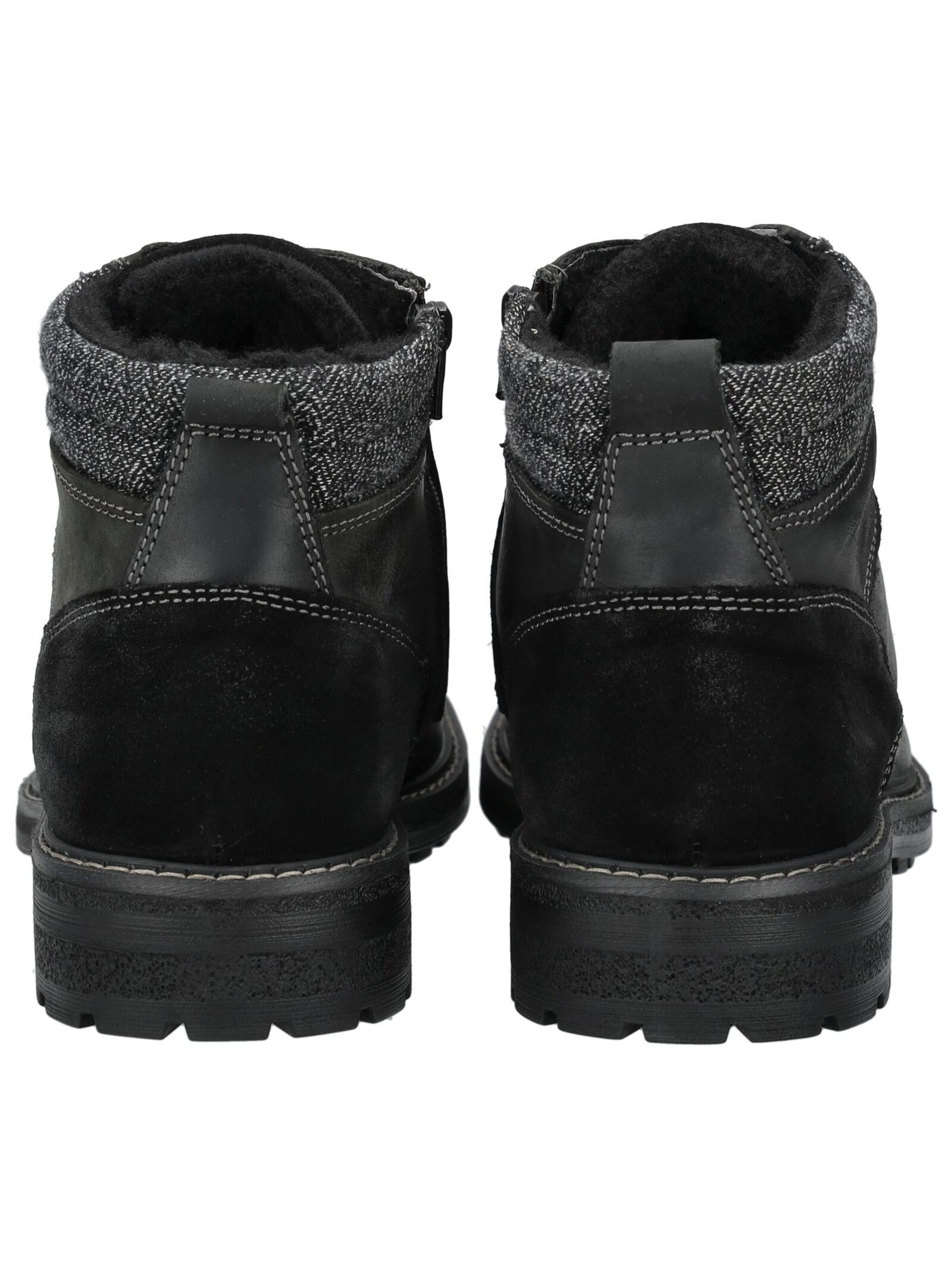 Bottines à lacets IMAC en noir