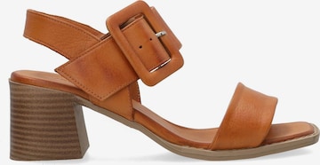 VENEZIA Sandale 'Venezia' in Braun: Vorderseite
