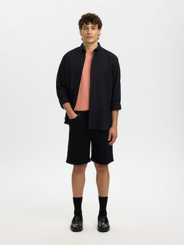 Regular Jean SELECTED en noir