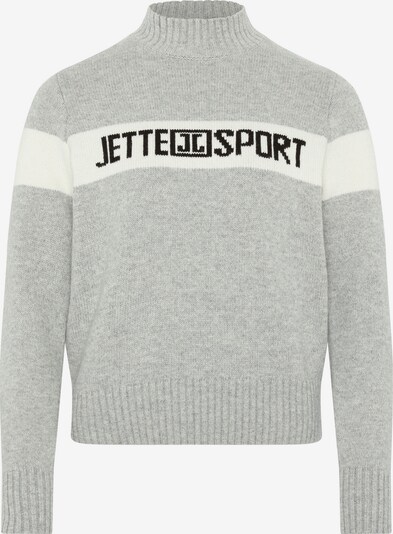 Jette Sport Pullover in graumeliert / schwarz / weiß, Produktansicht
