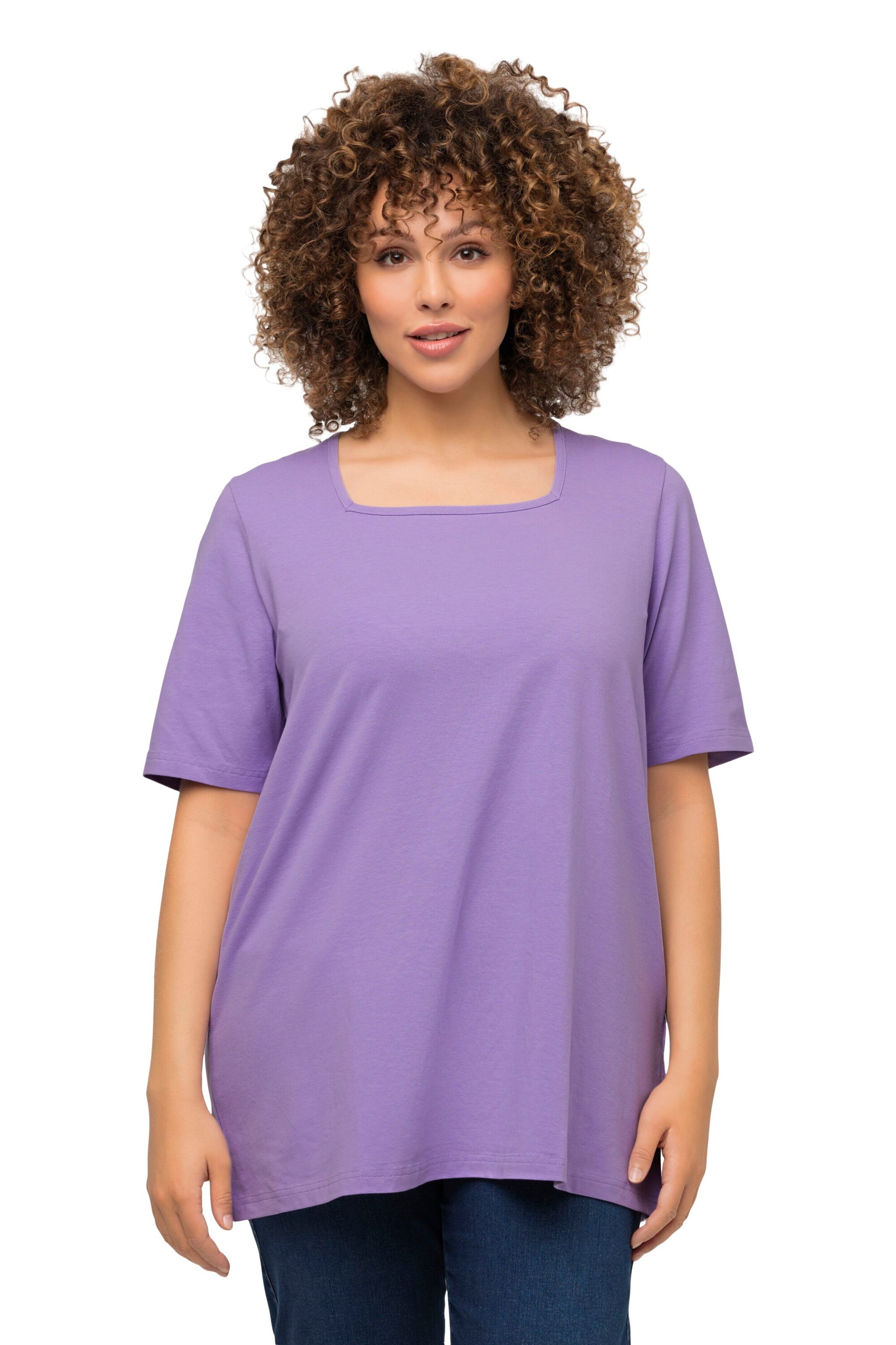 Ulla Popken Shirt in Purple: front