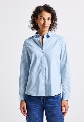 STREET ONE Blouse in Blue: front