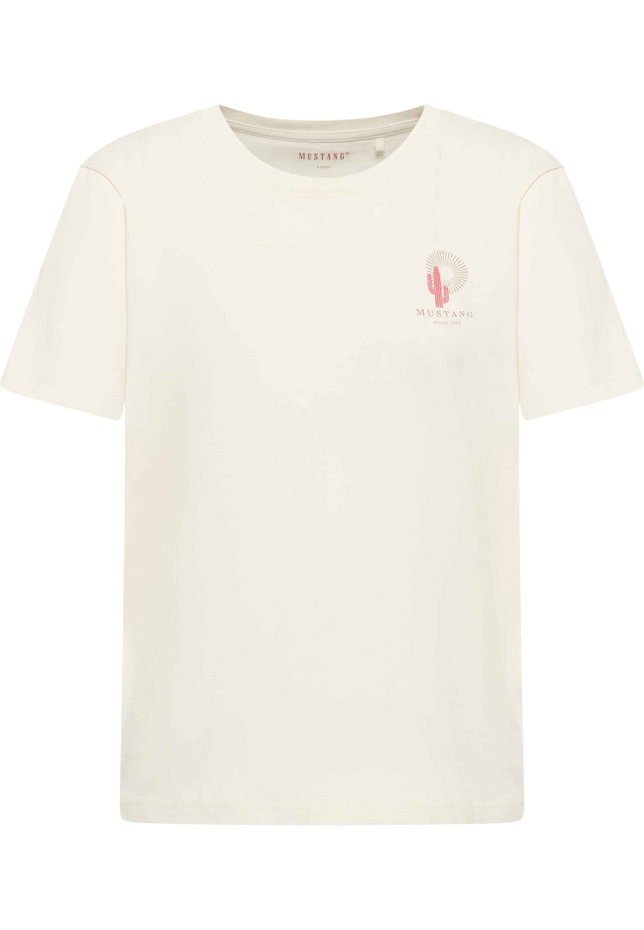 MUSTANG Shirt 'Floris' in Beige: front