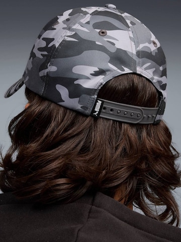 PUMA Sportpet 'Puma Ess Elevated Aop Bb Cap' in Grijs