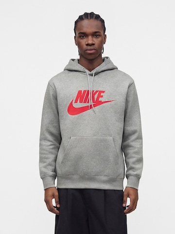 Nike Sportswear Свитшот 'CLUB' в Серый: спереди