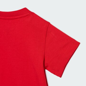T-Shirt 'Trefoil' ADIDAS ORIGINALS en rouge