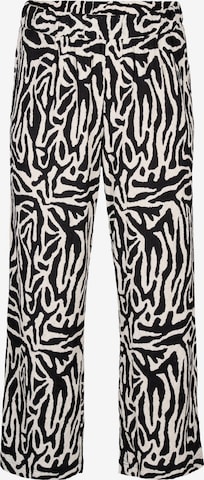 juoda Zizzi Plačios klešnės Kelnės 'Talia': priekis