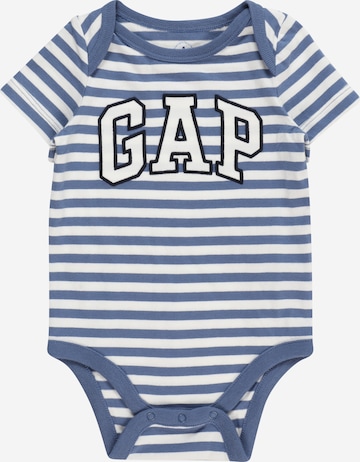 GAP - Pijama entero/body en azul: frente