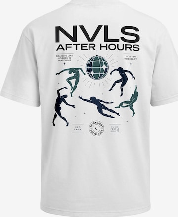 Neverless Shirt 'NVLS After Hours' in Weiß: Vorderseite