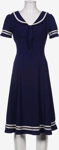 Hell Bunny Dress in S in Blue: front
