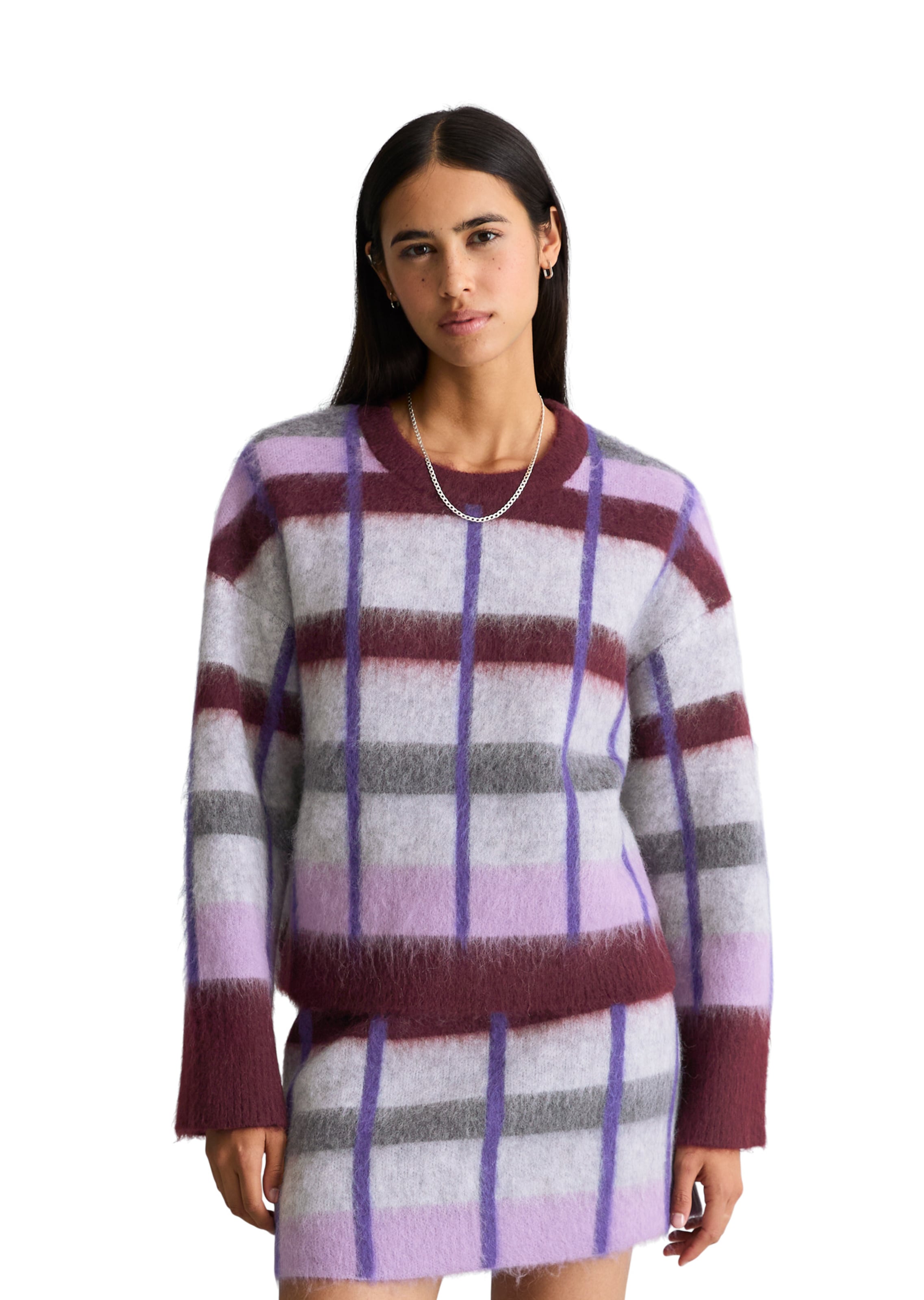 Marc O'Polo DENIM Pullover in Lila: Vorderseite