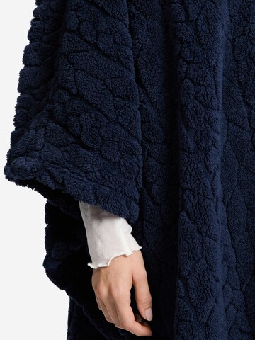 ETAM Badeponcho 'Mund' in Blau