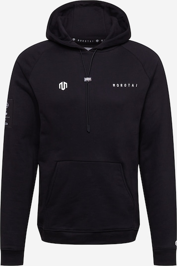MOROTAI Sweatshirt de desporto 'Paris' em preto / branco, Vista do produto