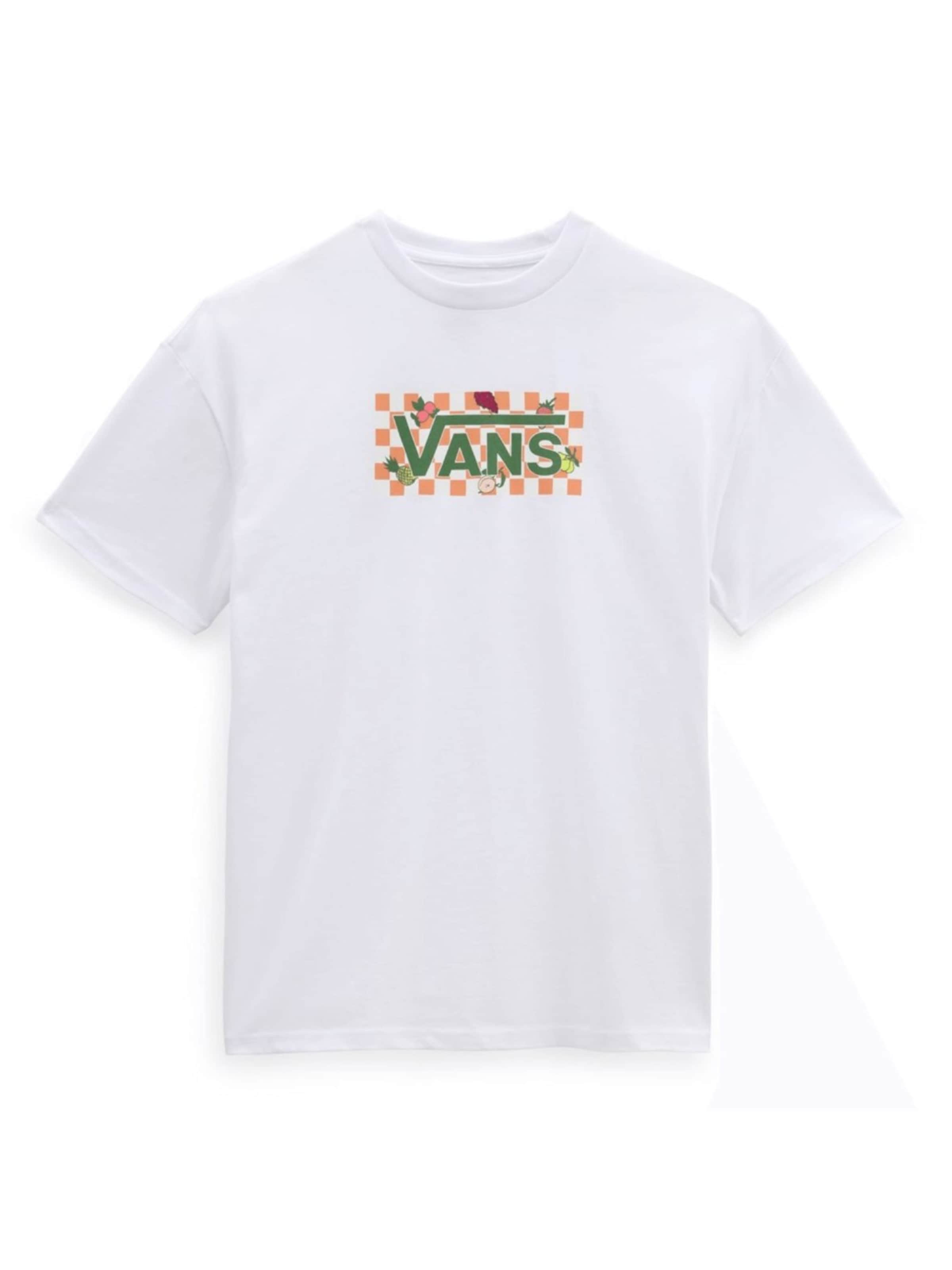 VANS Shirt 'Fruit Checkerboard Box Logo' in White, Item view