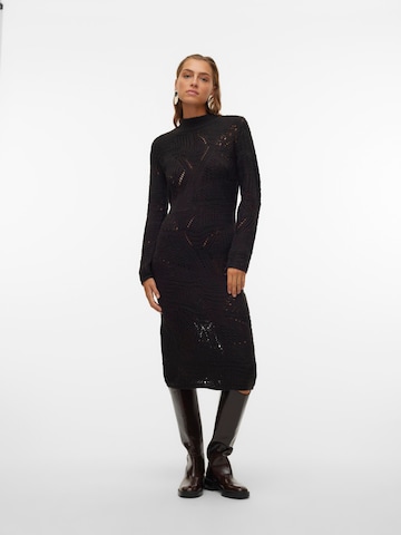 VERO MODA Knitted dress 'NELLA' in Black