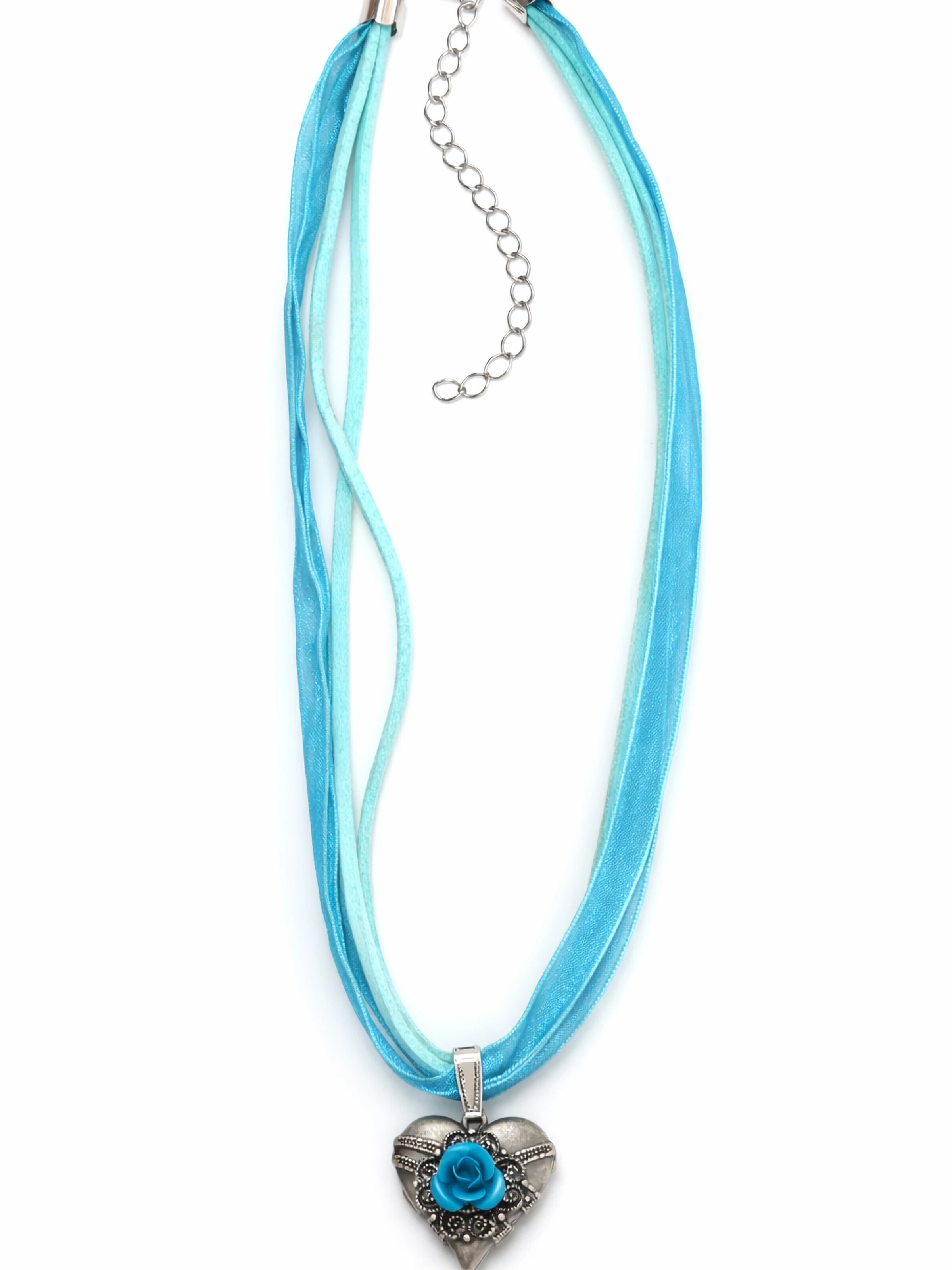 Allgäu Rebell Necklace 'Gerda' in Blue: front