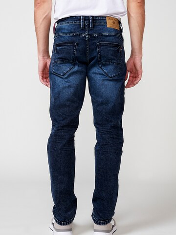 KOROSHI Slimfit Jeans i blå