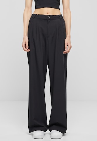 Wide leg Pantaloni di Urban Classics in nero: frontale