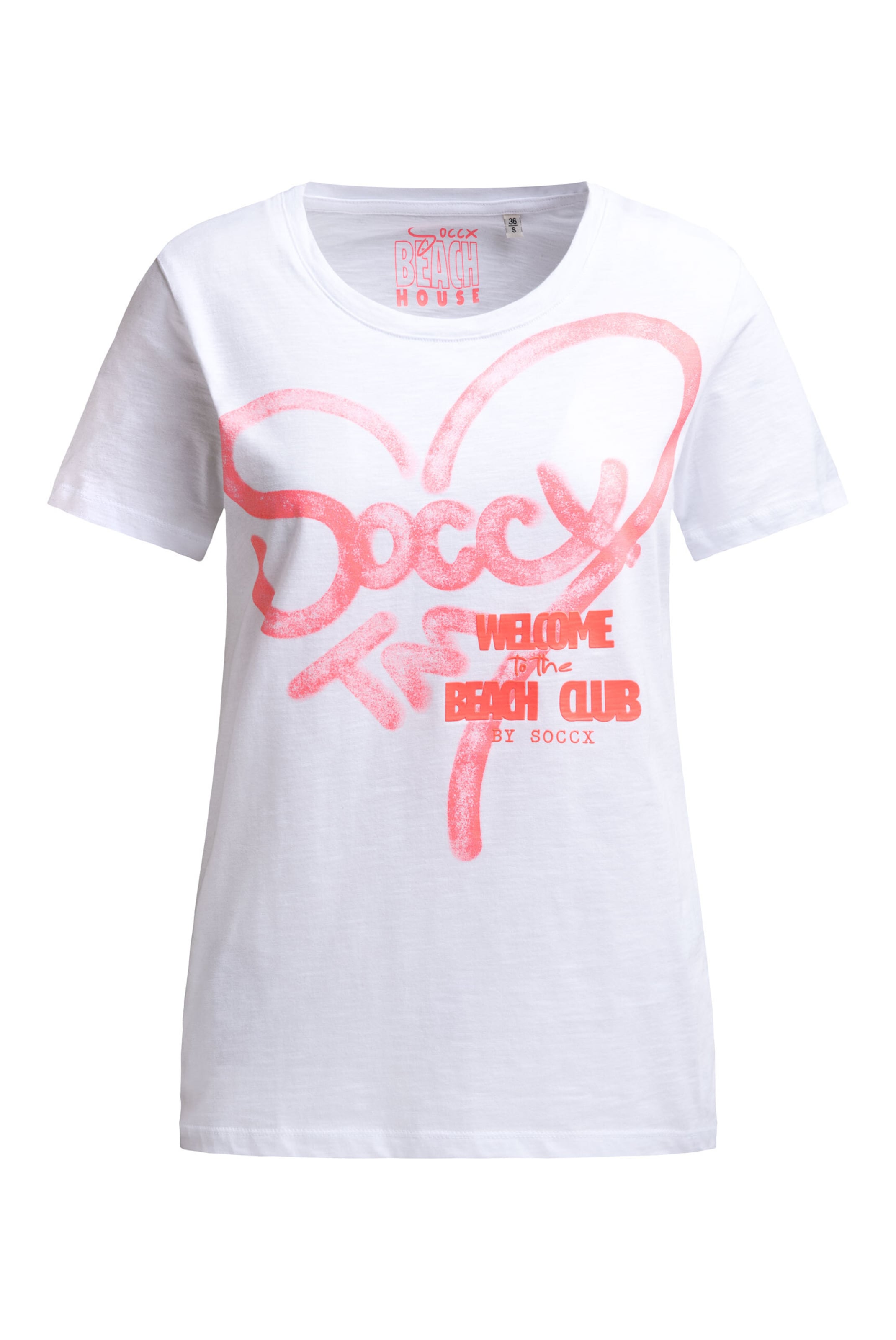 Soccx T-Shirt in Weiß: Vorderseite