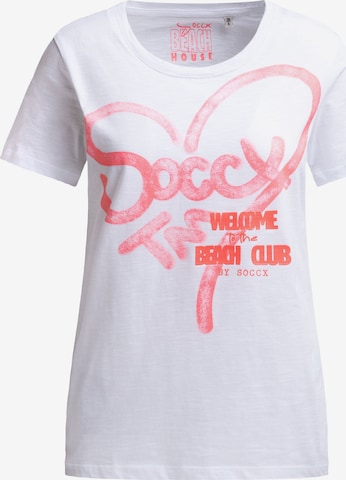 Soccx T-Shirt in Weiß: Vorderseite