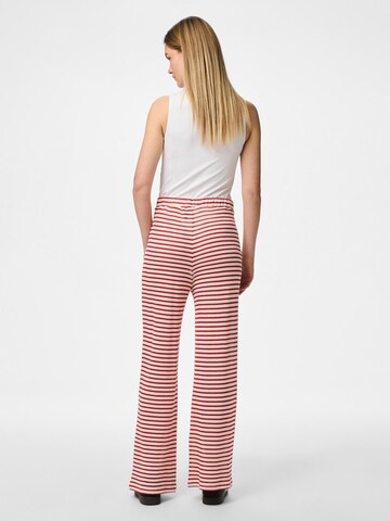 PIECES Loose fit Trousers 'PCManilla' in White