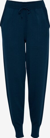 PULZ Jeans Tapered Broek in Blauw: voorkant