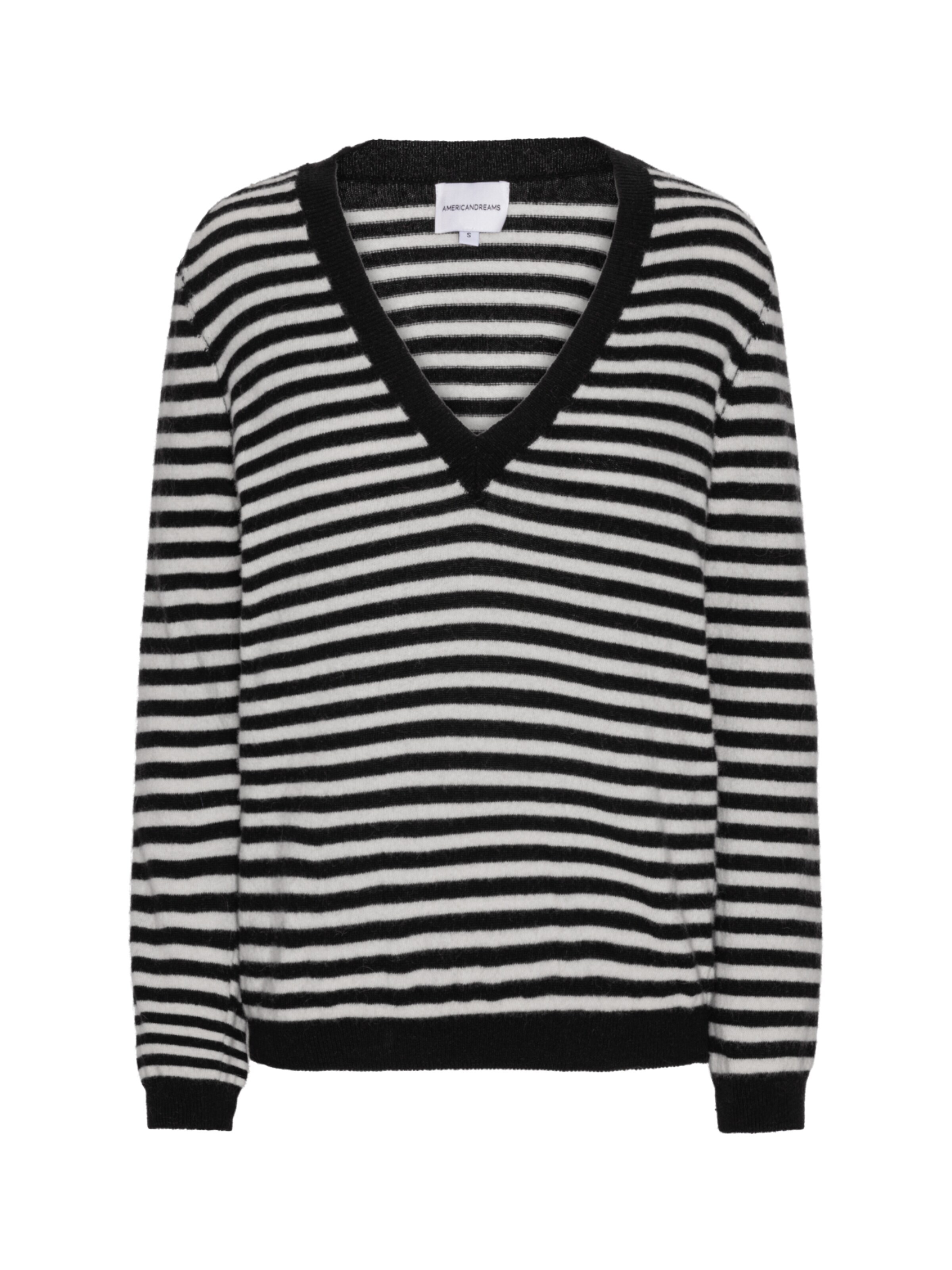 americandreams Pullover 'Christy Cashmere' in Schwarz: Vorderseite