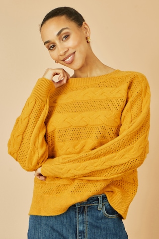 Yumi Pullover in Gelb