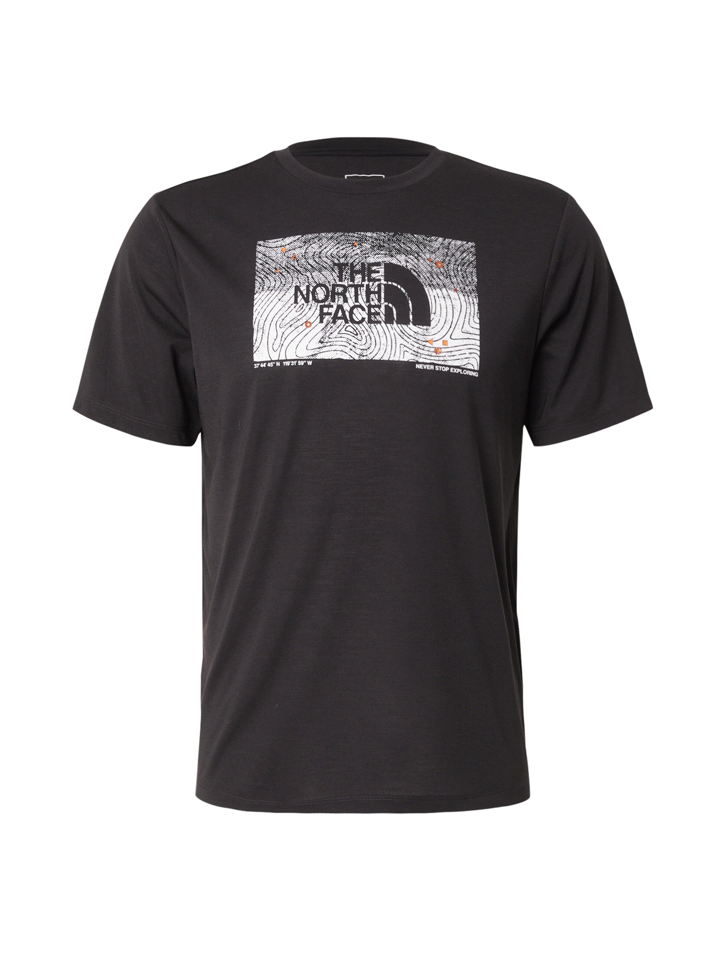 THE NORTH FACE - Camisa funcionais 'Foundation' em preto: frente