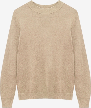 Pull-over Pull&Bear en beige : devant