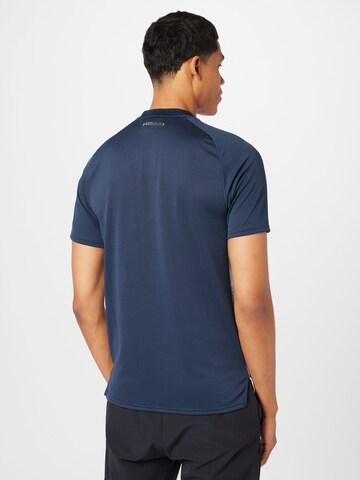 HEAD Functioneel shirt in Blauw