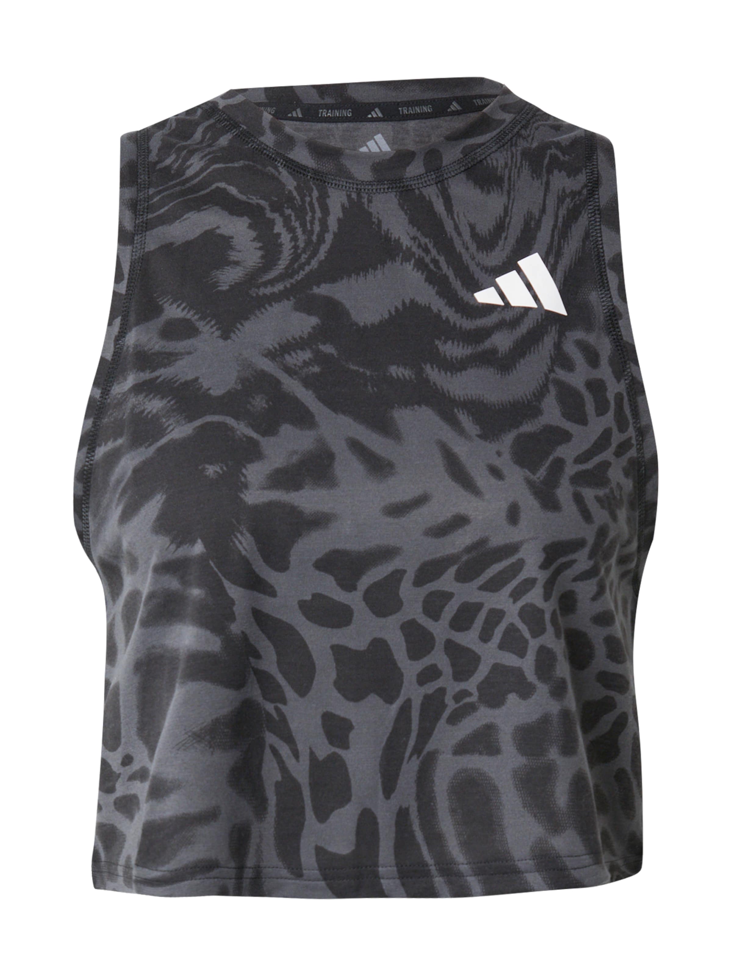 ADIDAS PERFORMANCE Sports top 'Essential' in Black: front