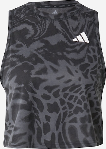 ADIDAS PERFORMANCE Sports top 'Essential' in Black: front