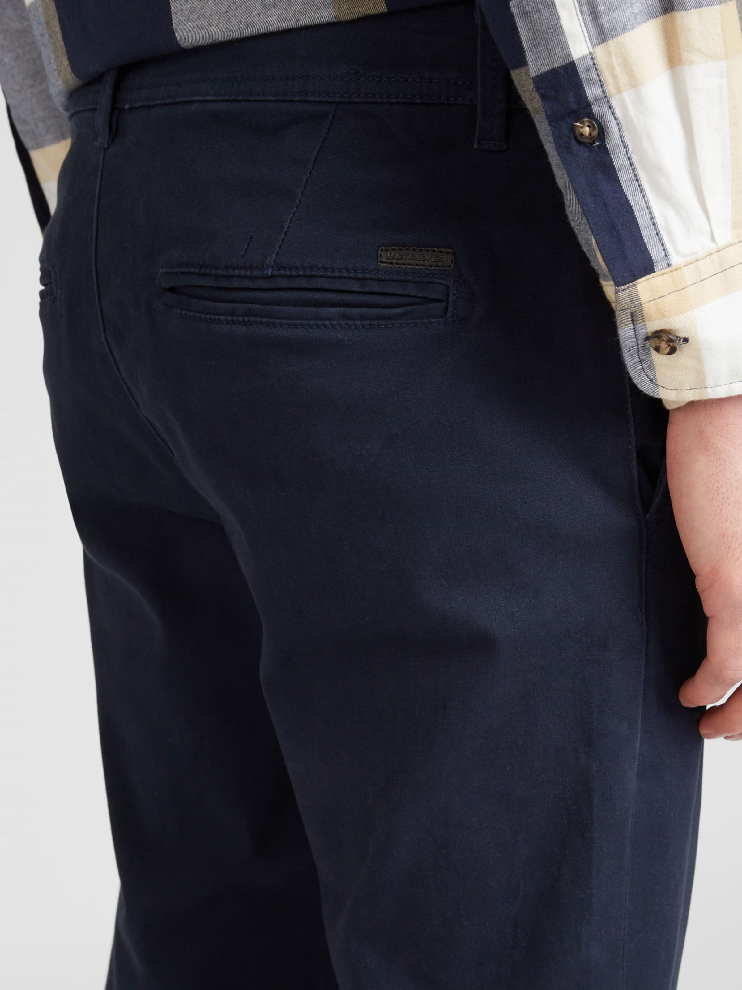 JACK & JONES Regular Chino Pants 'JWHBOLTON JJBOWIE' in Navy