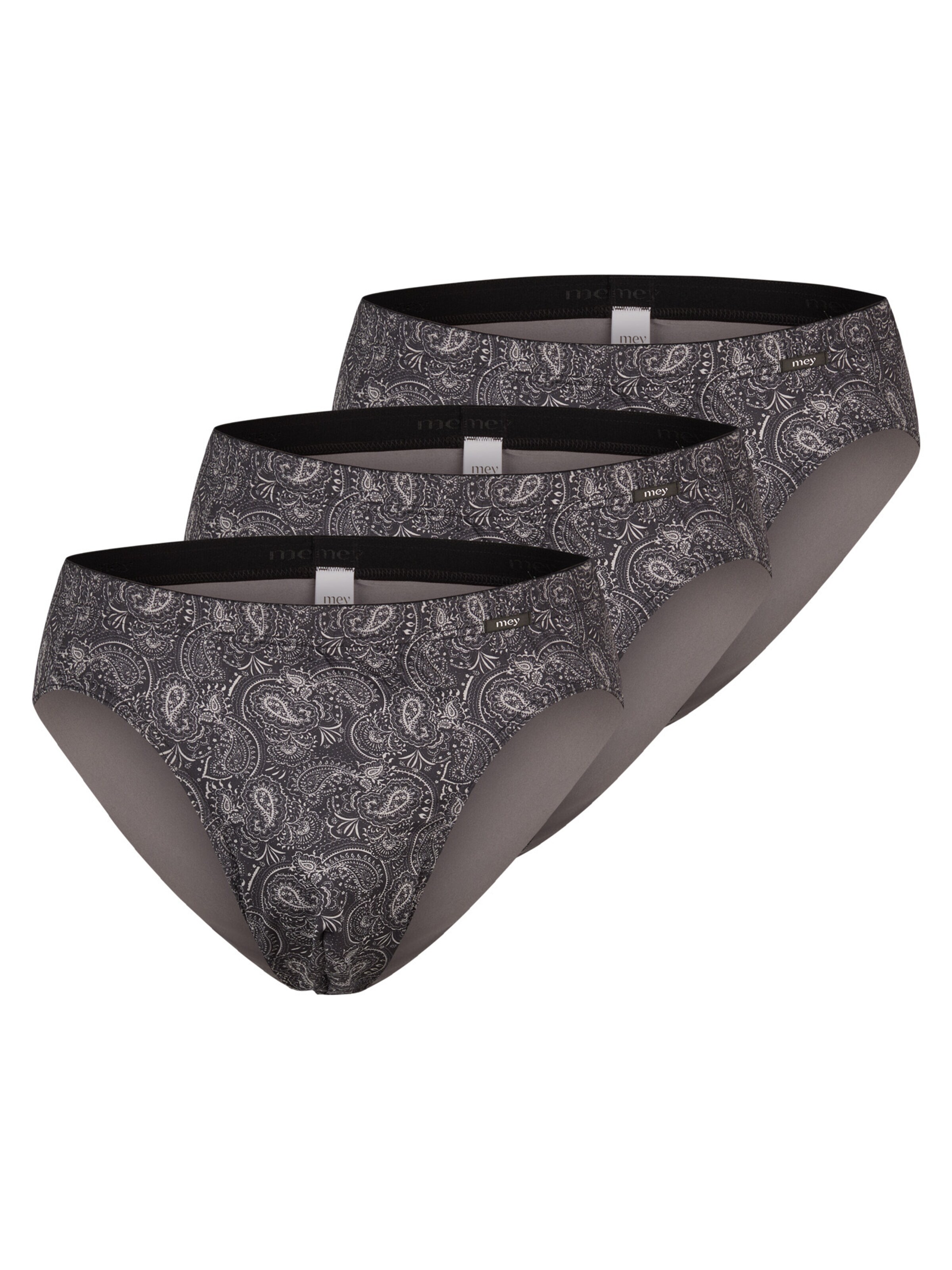 Mey Panty 'Bc Paisley' in Black: front