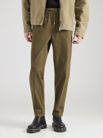 Only & Sons Tapered Pants 'ONSCAM LINUS' in Green: front