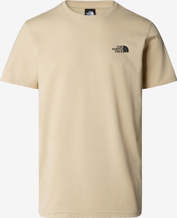 THE NORTH FACE T-Shirt 'SIMPLE DOME' in Beige: predná strana