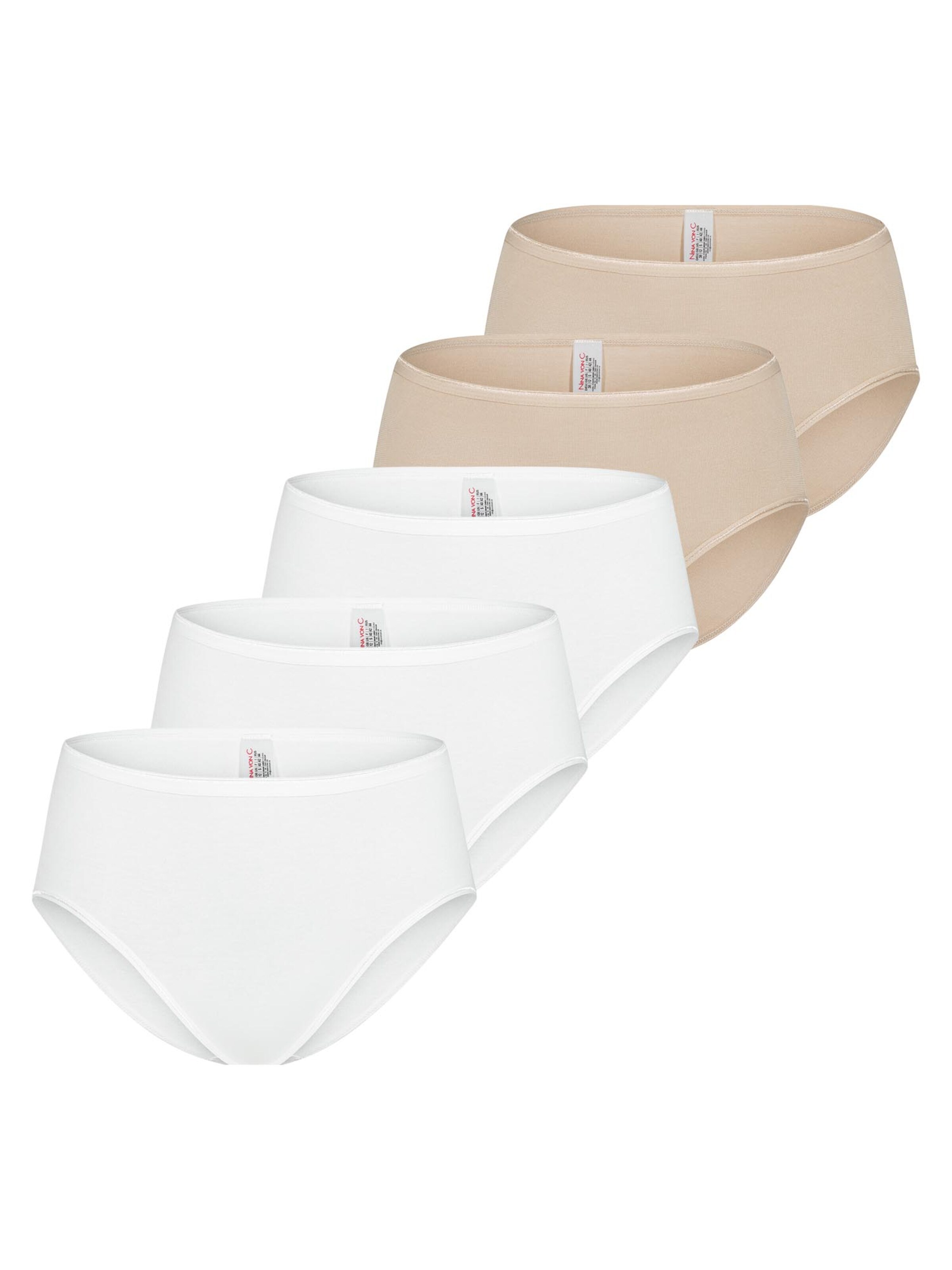 Nina von C. Slip 'Motion' in Beige: voorkant