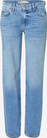 Gina Tricot Regular Jeans in Blauw: voorkant