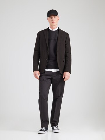 Calvin Klein regular Παντελόνι πλισέ σε μαύρο