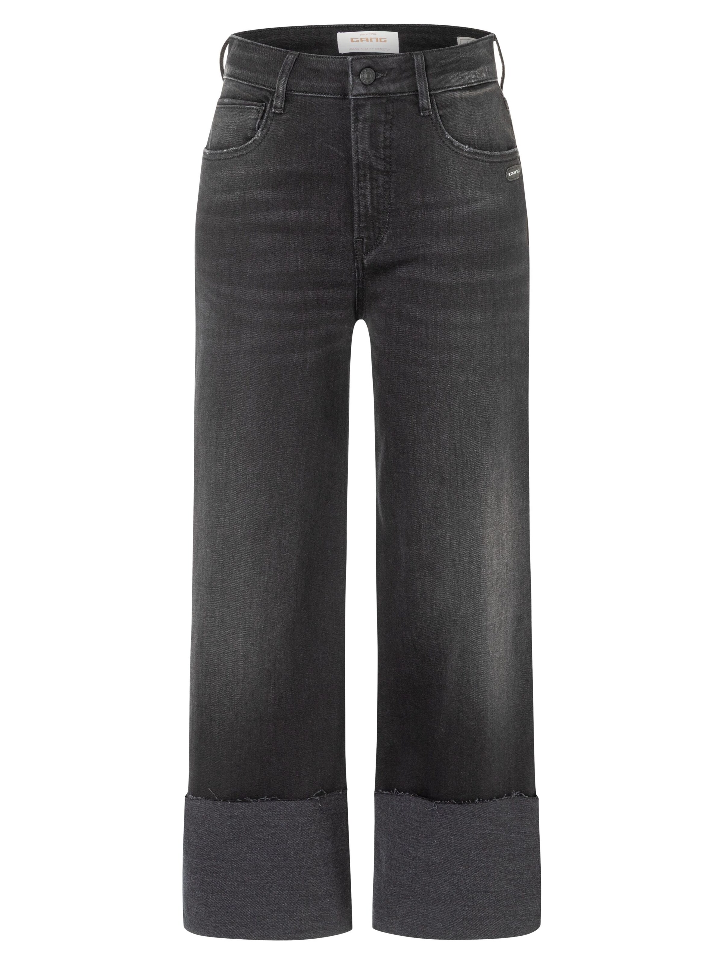 Gang Tapered Broek '94JETTE CULOTTE' in Zwart: voorkant