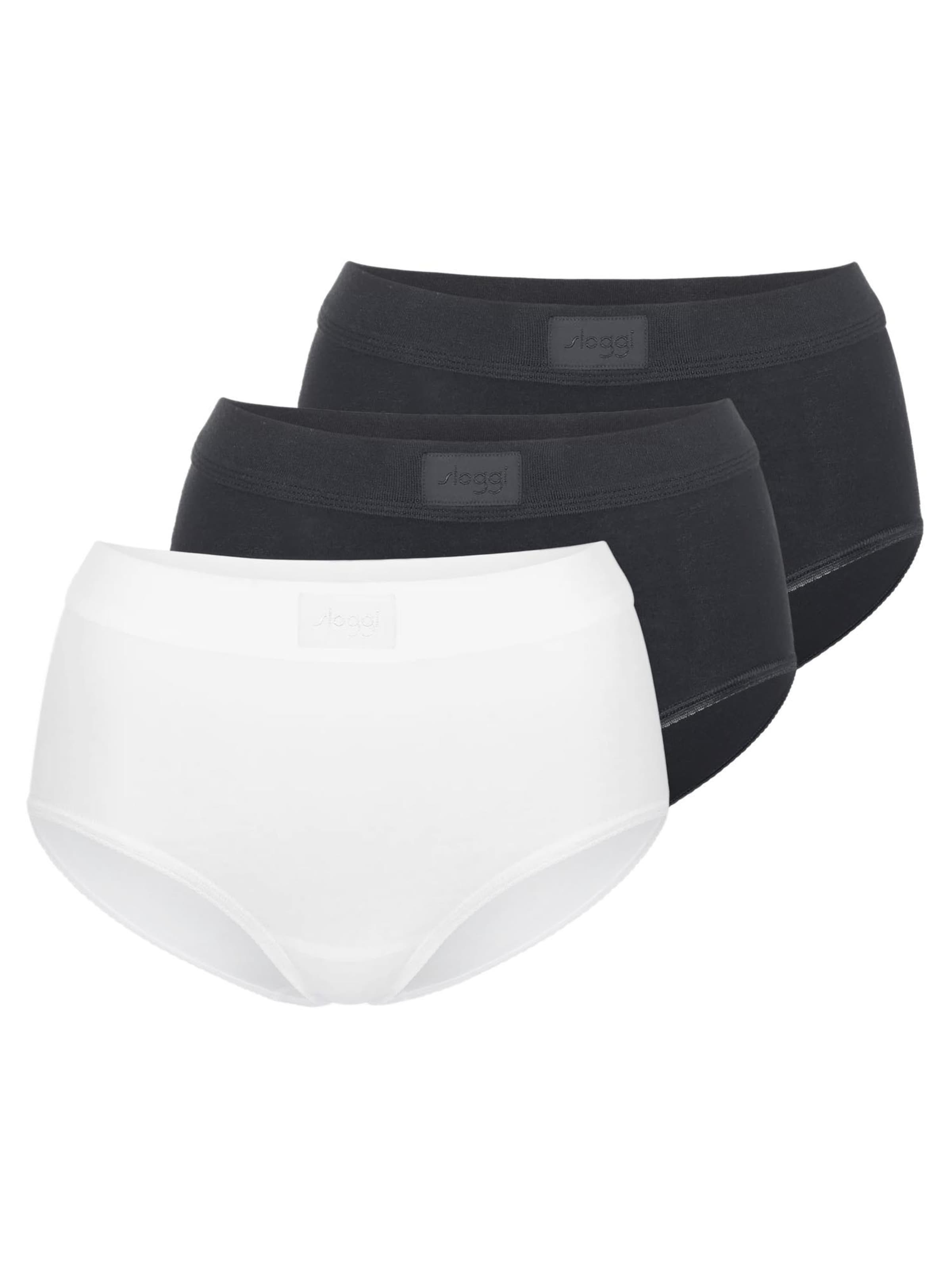 SLOGGI Slip 'Double Comfort T' in Zwart: voorkant