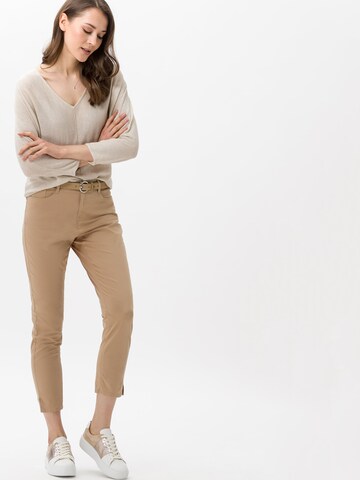 BRAX Slim fit Pants 'Mary' in Brown