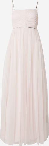 Maya Deluxe Evening Dress in Pink: front