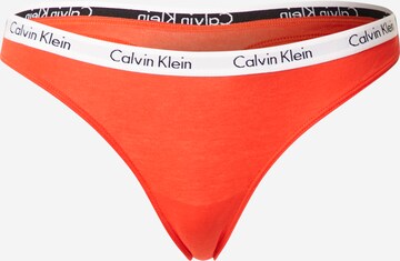 Calvin Klein Underwear Tangice 'CAROUSEL' | oranžna barva: sprednja stran